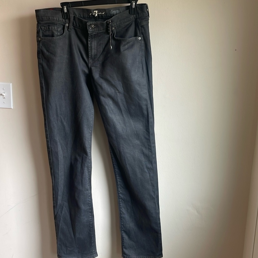 7 for All Mankind, Grey-ish/Blue, size 34